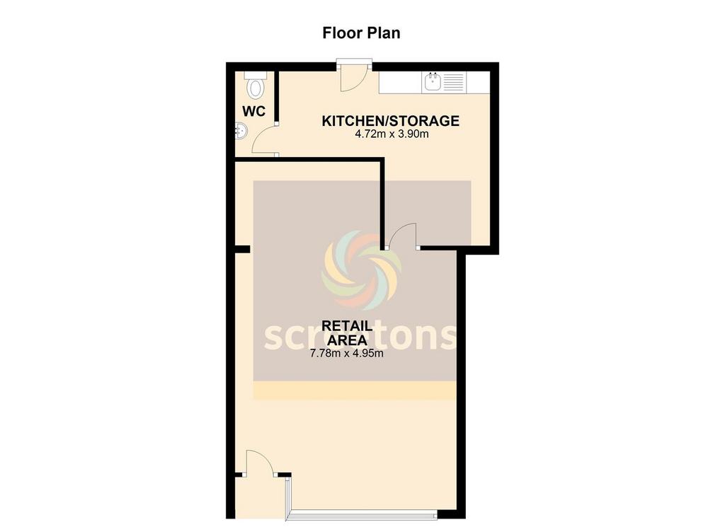 Floorplan Snippers, Church Road, Stainforth.JPG