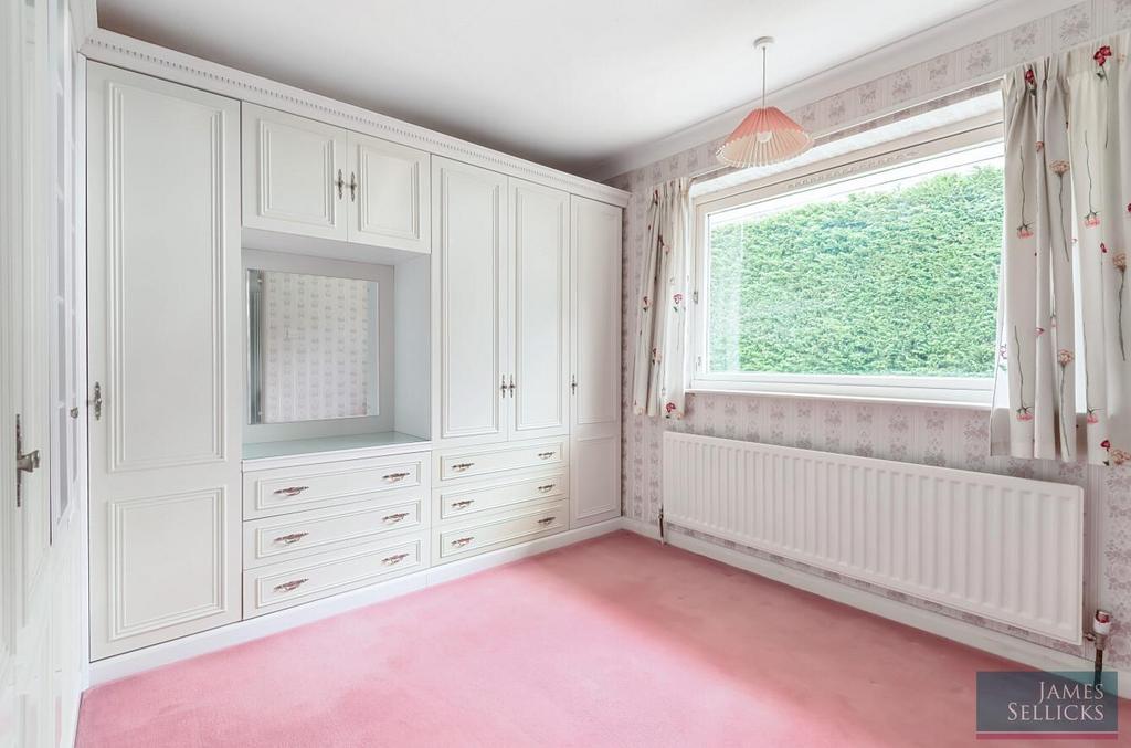 Master bedroom dressing area