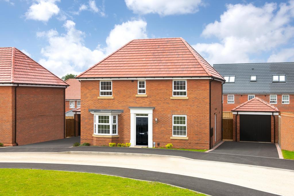 External view of the four bedroom Bradgate