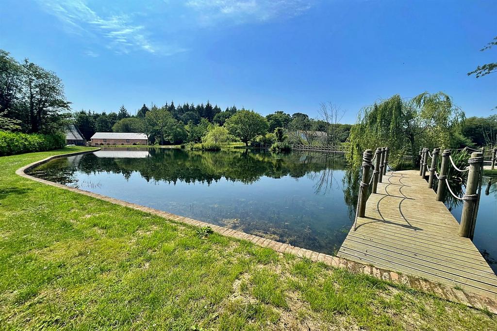 Lake and woodland su