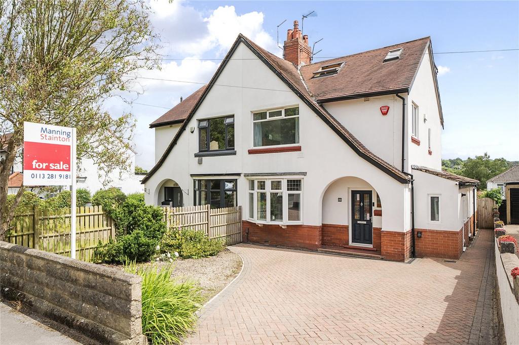 Brownberrie Avenue, Horsforth, Leeds... 4 bed semidetached house for