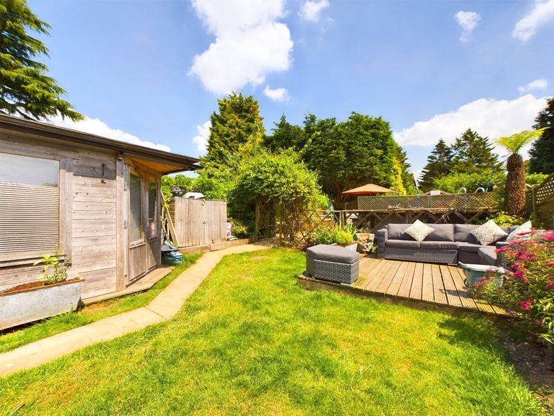 Rear garden with...