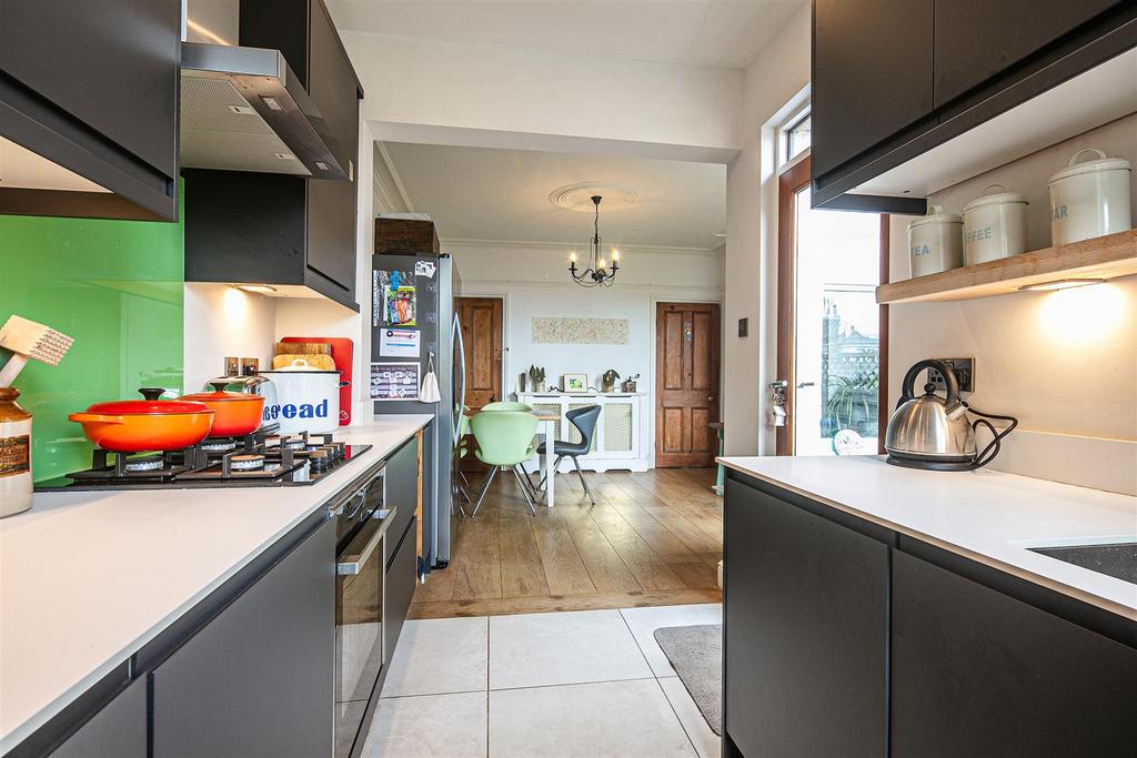 Kitchen through to dining