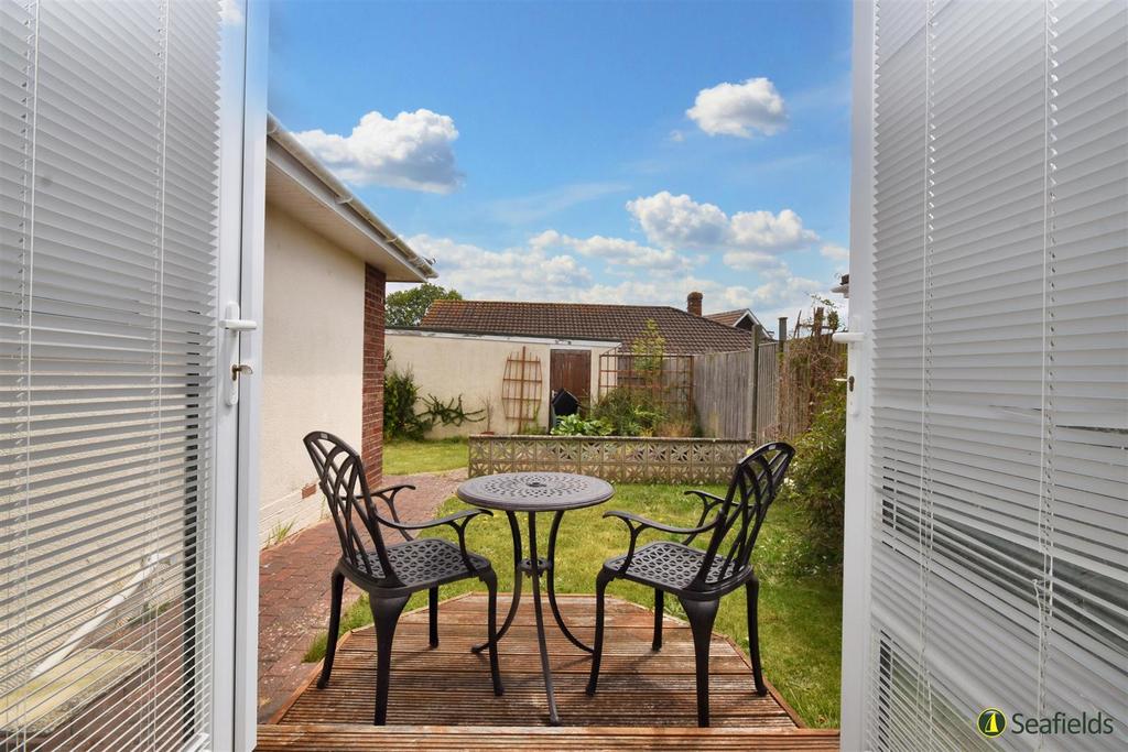 Rear Terrace from Conservatory