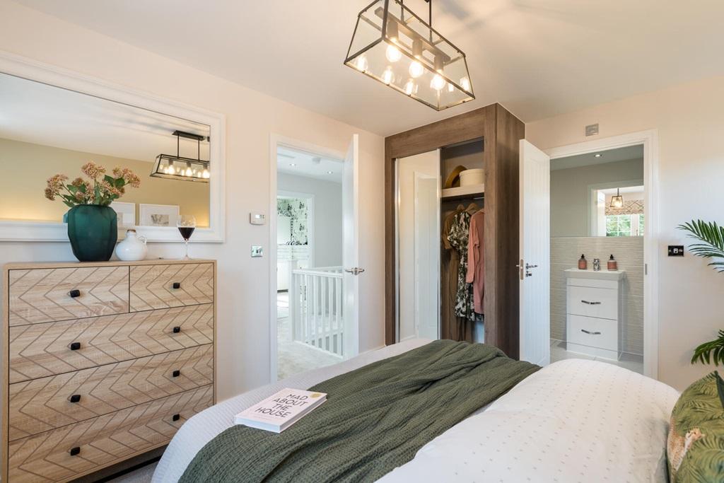 Main bedroom with space for storage