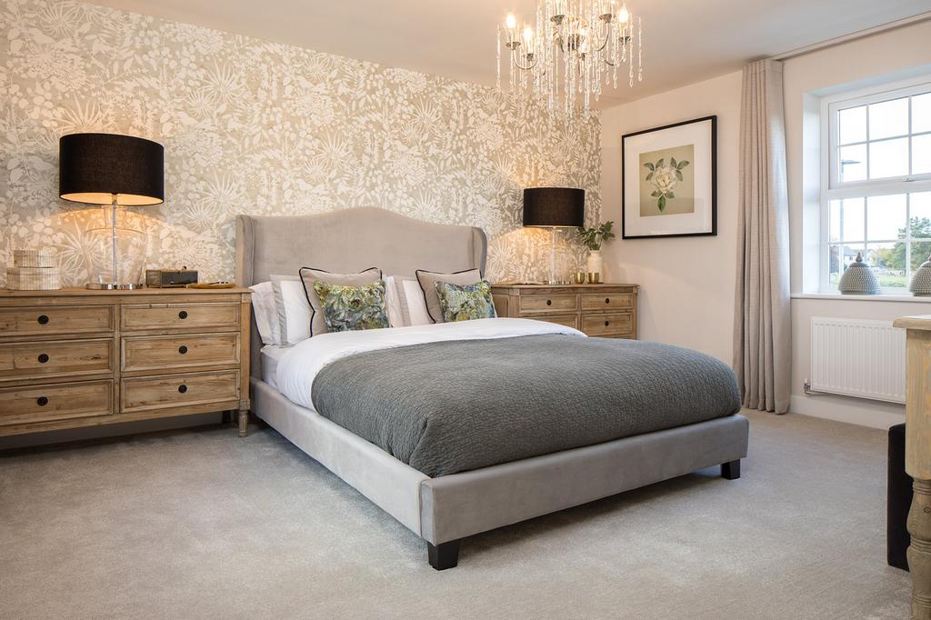 Main bedroom in the Henley 5 bedroom home