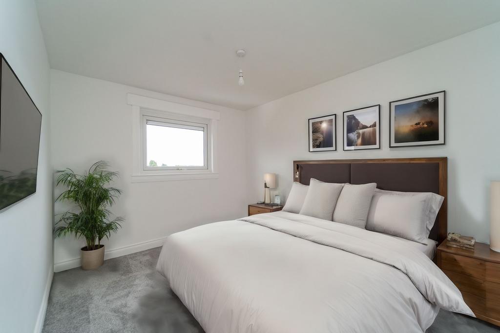 Virtually Staged Bedroom Two