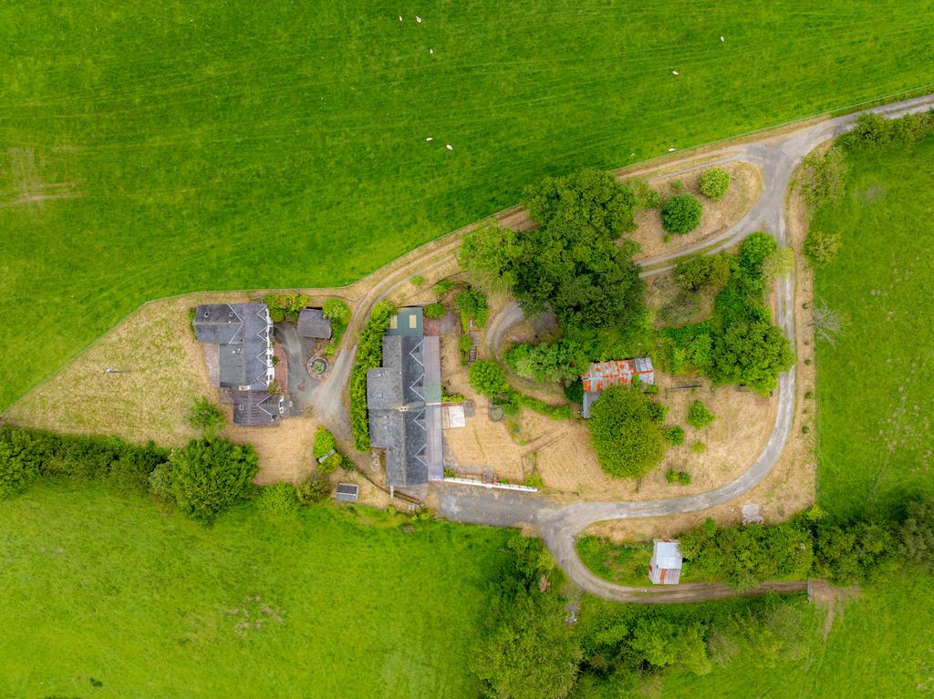 Aerial view of property