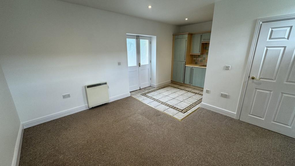 Living room with kitchen