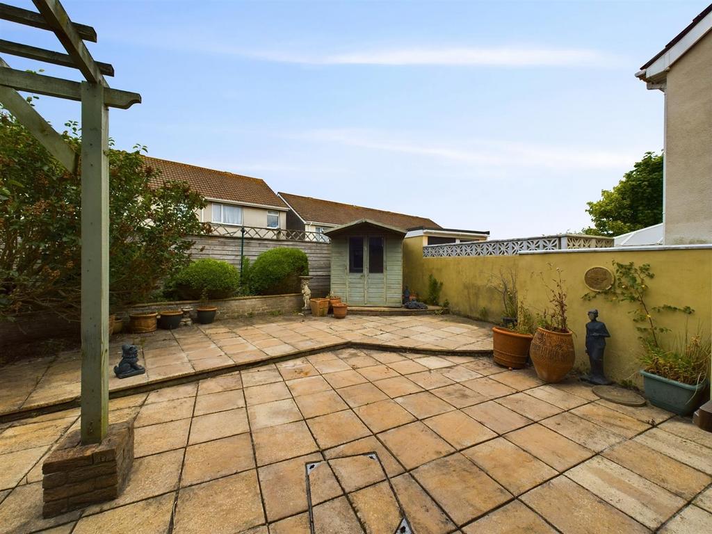 Rear patio