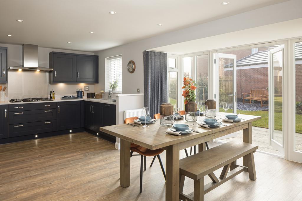 Kitchen and dining room in 4 bed Holden