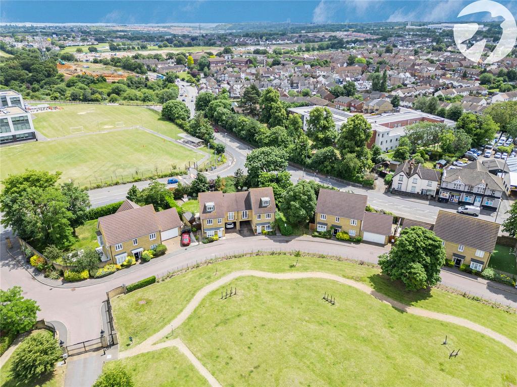 Front Aerial View