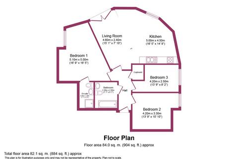 3 bedroom flat for sale, Central Court, Melville Street, Salford, M3