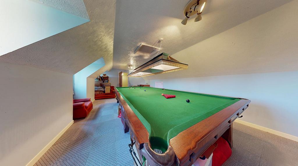 Pool Room over Garage