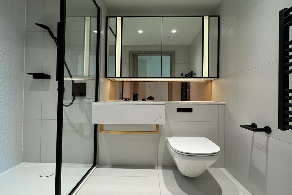Bathroom with a s...
