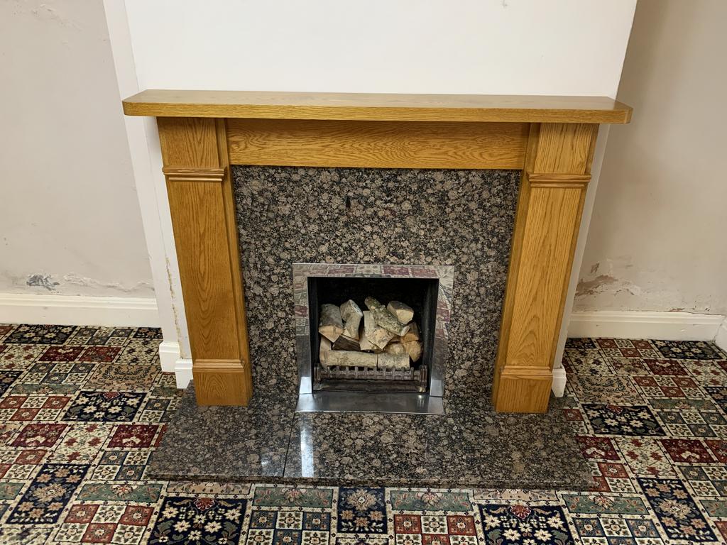 Open Fire in Sitting Room