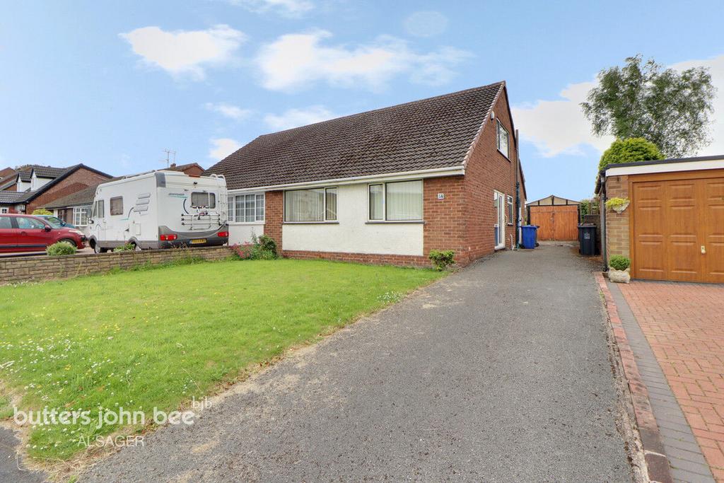 Boyles Hall Road, Bignall End 3 bed semidetached bungalow for sale £