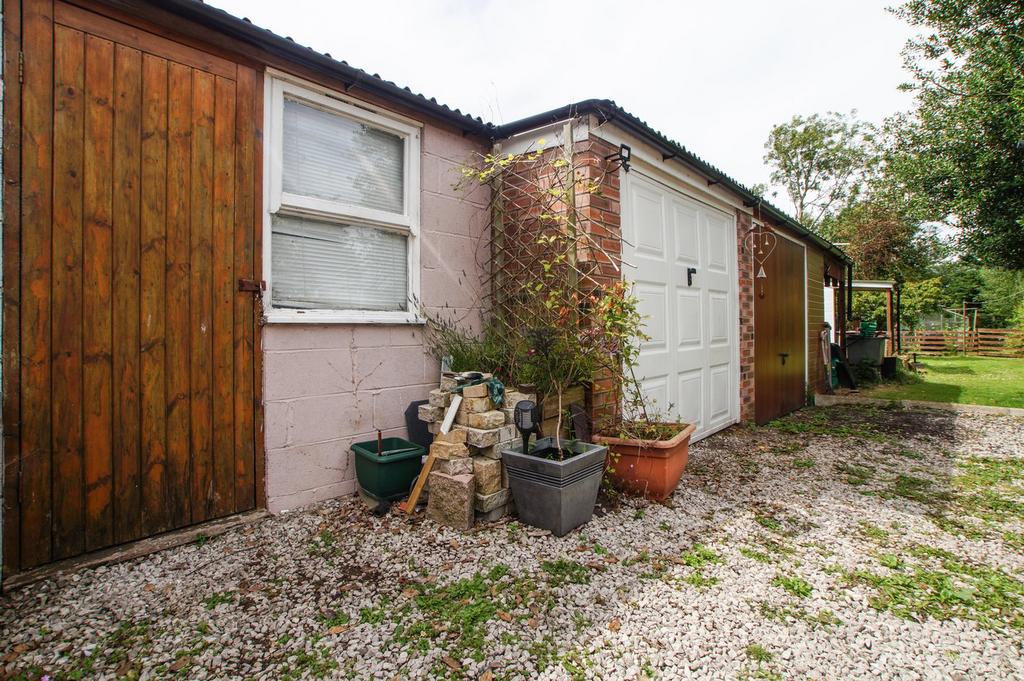 Rear courtyard and outhouses