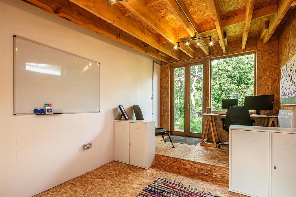Inside garden office