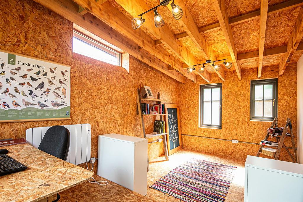 Inside garden office