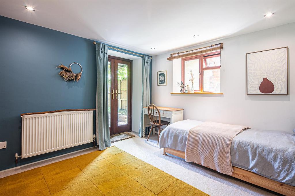 Bedroom on the lower ground floor