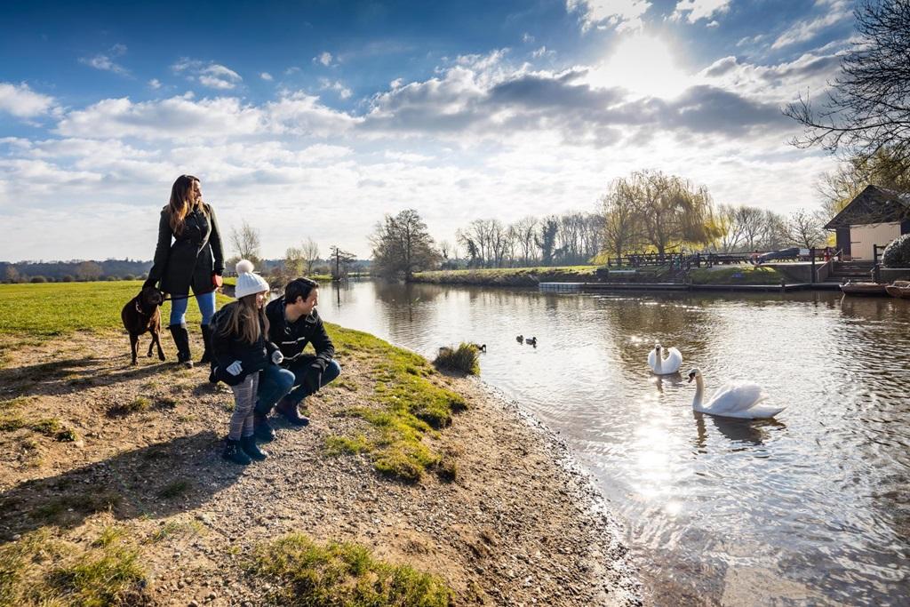 Enjoy family walks among the countryside