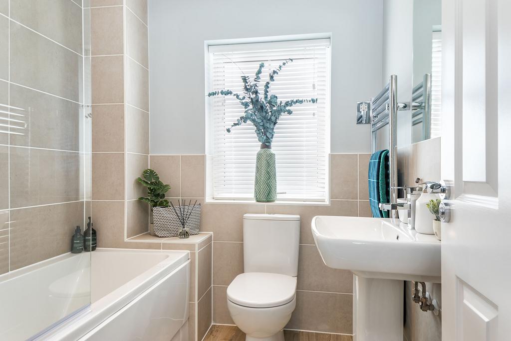 Family Bathroom in the Roseberry 2 bedroom home