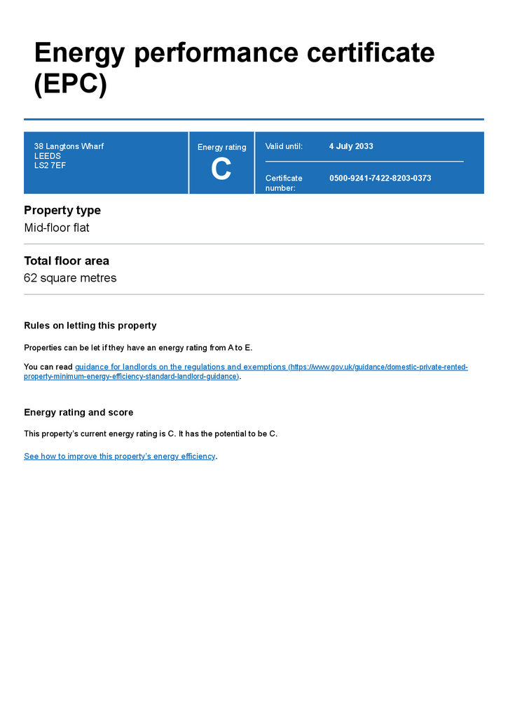 EPC Certificate