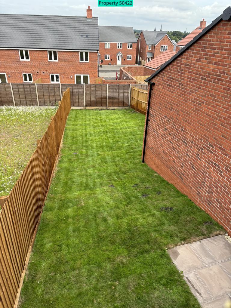 Garden view from first floor