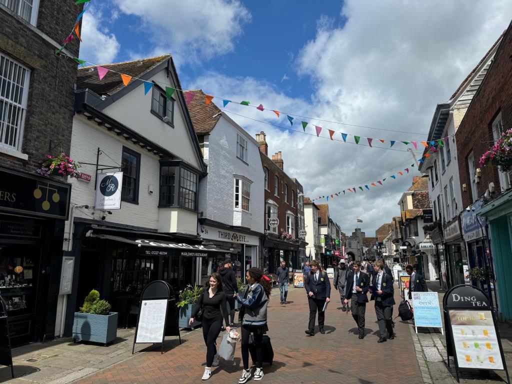 View towards Westgate Tower