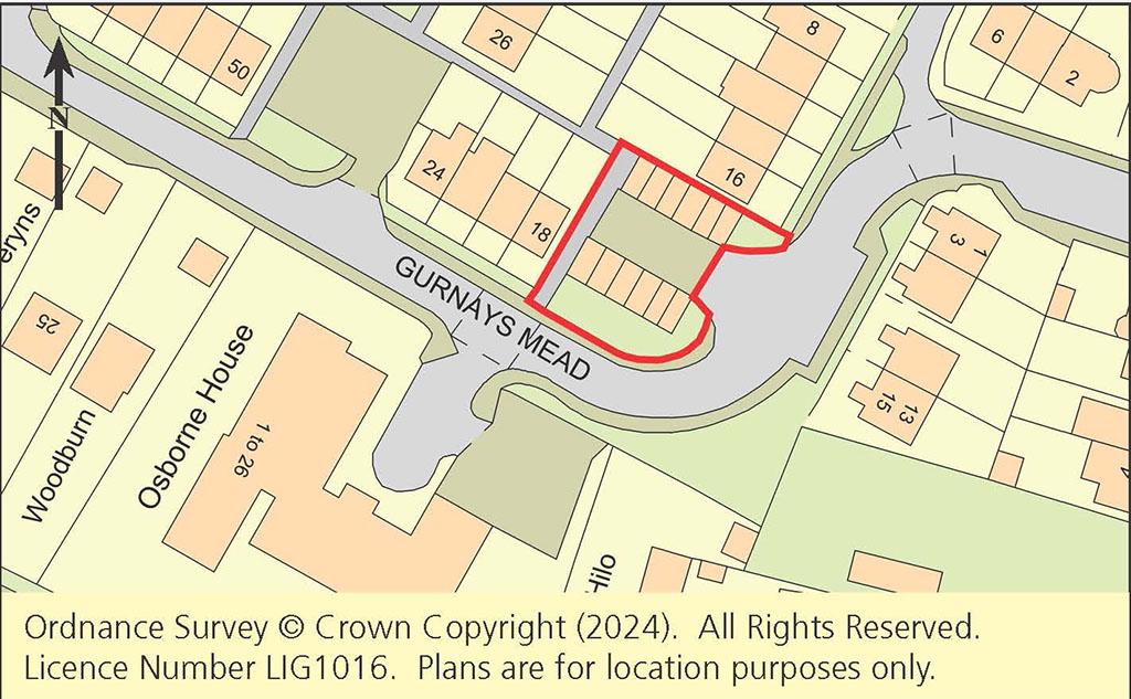 Plan showing location