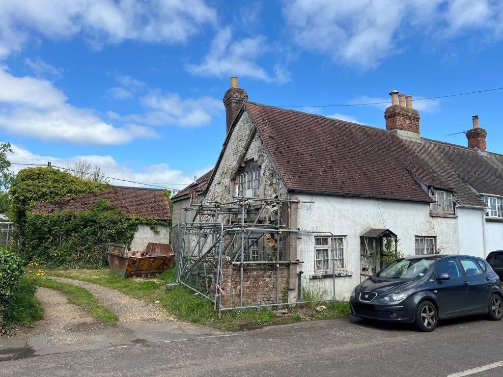 Front of the cottage