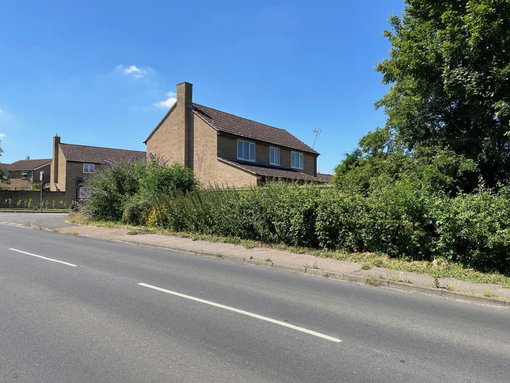 View of land looking back towards Sycamore Road