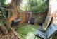 Yard to the rear of the property