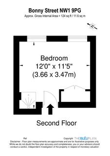 1 bedroom terraced house to rent, Bonny Street, London