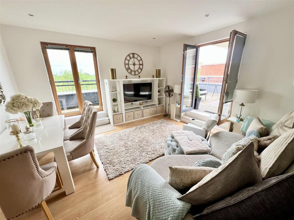 Open plan living area