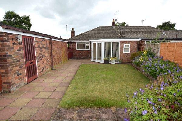 Rear view of property