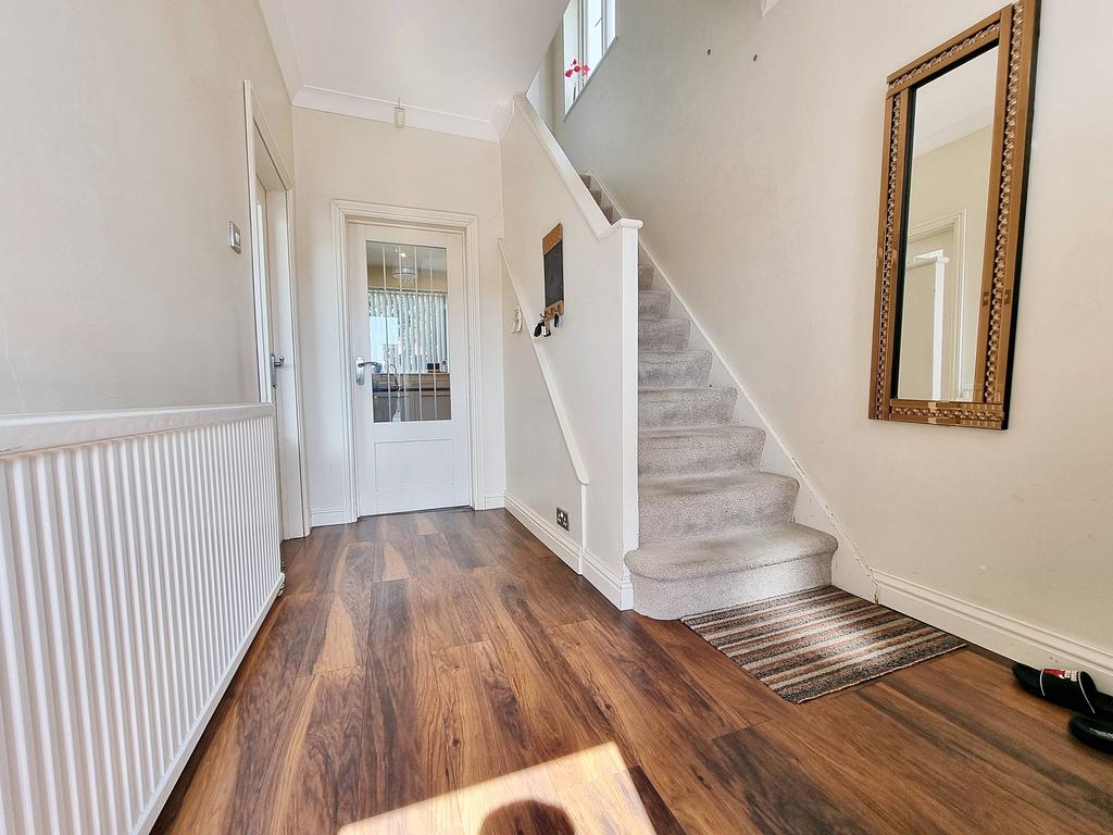 Wide Entrance Hallway