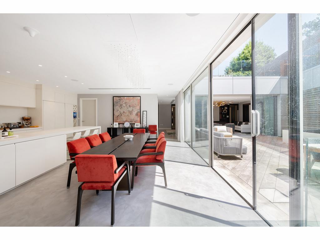 Open-plan living area, open plan living