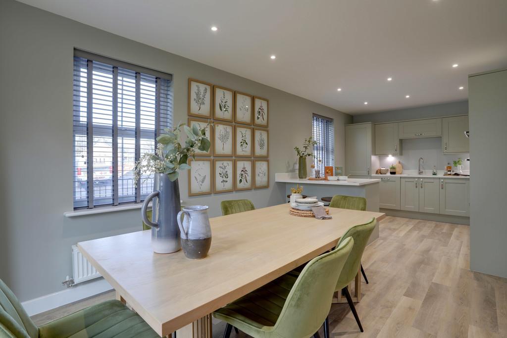 Example kitchen and dining area