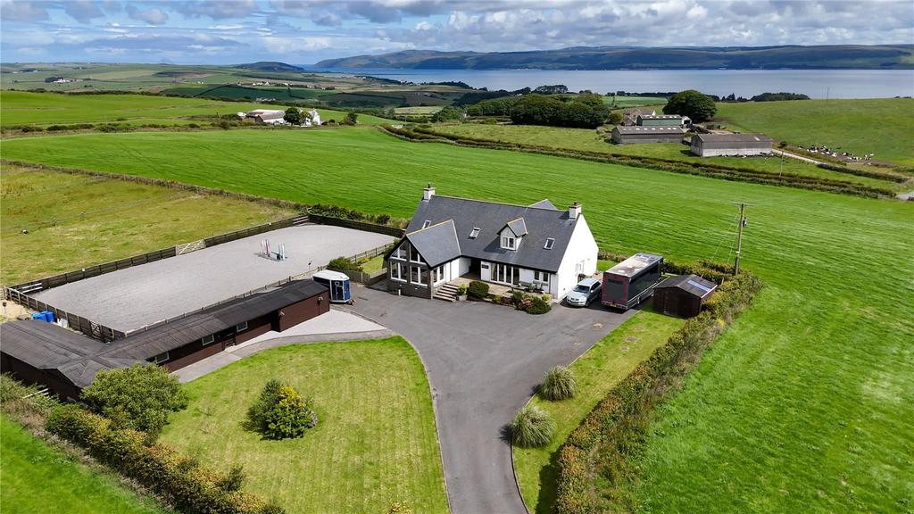 Highfield House, Leswalt, Stranraer... 5 bed equestrian property for sale £600,000