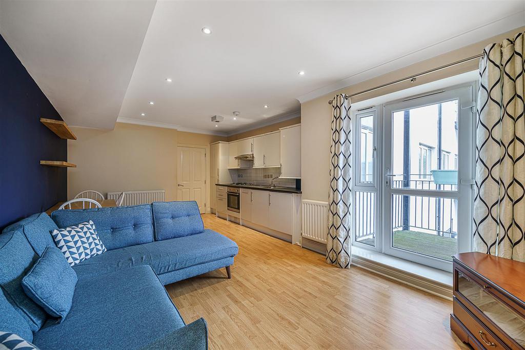 Open-plan living area, open plan living