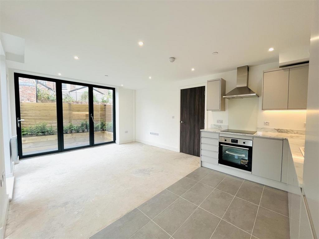 Living Room and Dining Kitchen