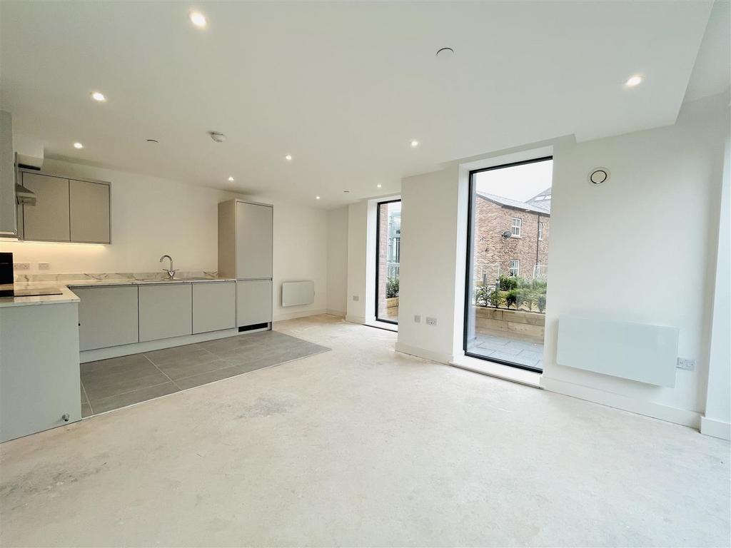 Living Room and Dining Kitchen