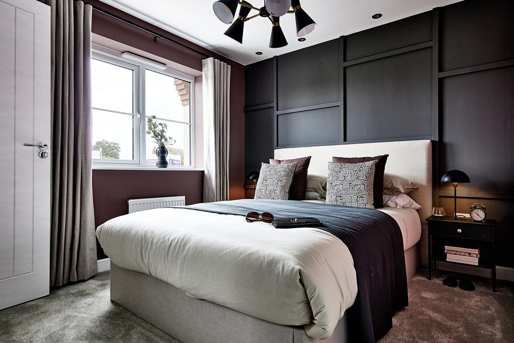 A stylish main bedroom is a welcome escape from...