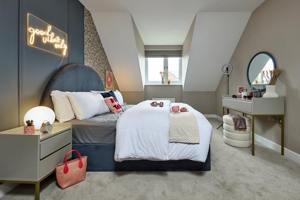 The second king-size bedroom found on the top...