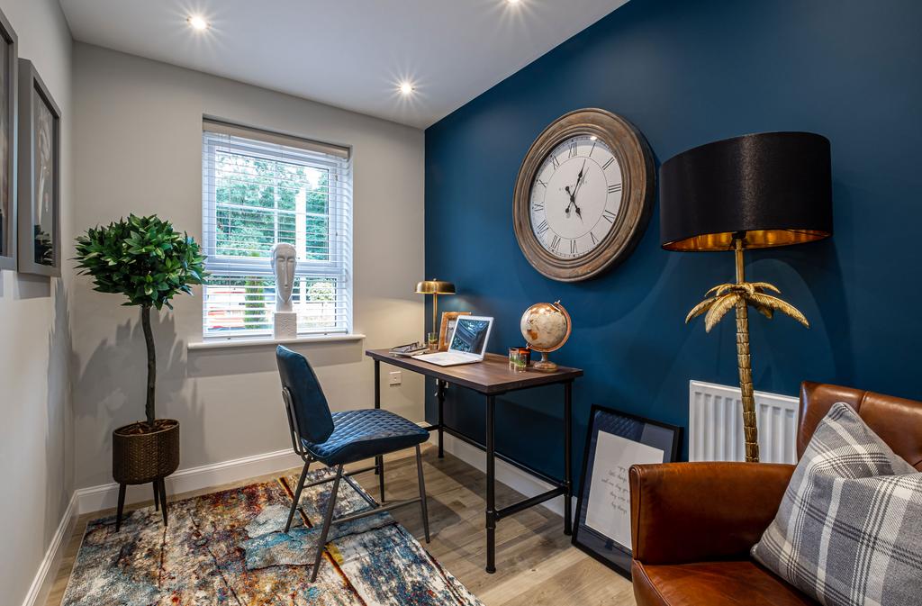 Interior view of the study in our 4 bed...