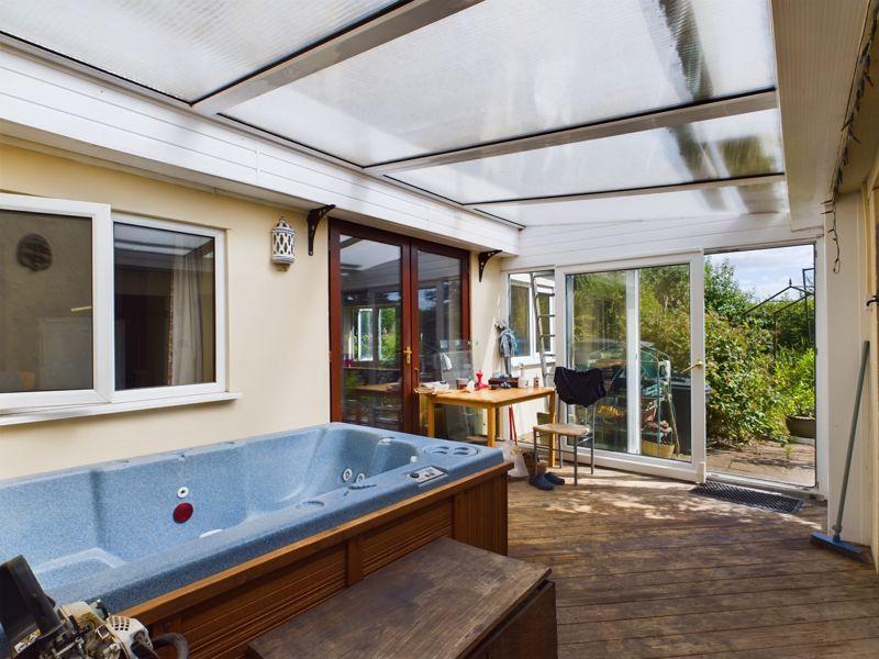 Hot tub area