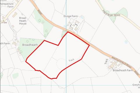 Land for sale, 15.2 acres at Macclesfield Road, Over Alderley, Macclesfield