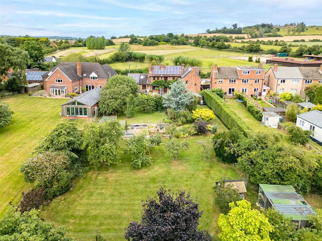 Aerial over garden